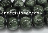 CSH05 15.5 inches 14mm round natural seraphinite gemstone beads