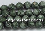 CSH07 15.5 inches 10mm faceted round natural seraphinite beads