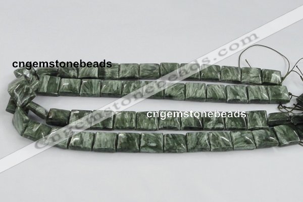 CSH11 15.5 inches 14*14mm square natural seraphinite beads