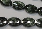 CSH133 15.5 inches 13*18mm oval natural seraphinite gemstone beads