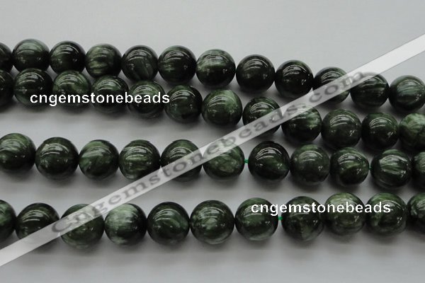 CSH204 15.5 inches 12mm round AA grade natural seraphinite beads