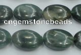 CSJ206 15.5 inches 15*20mm oval serpentine jade gemstone beads