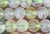 CSJ318 15.5 inches 4mm round serpentine new jade beads