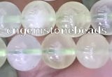 CSJ320 15.5 inches 8mm round serpentine new jade beads