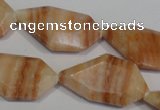 CSL85 15.5 inches 17*32mm freefrom silver leaf jasper beads wholesale