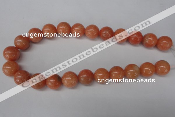 CSM08 15.5 inches 18mm round salmon stone beads wholesale