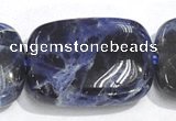 CSO08 A grade 15.5 inches 10*14mm rectangle sodalite beads
