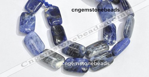 CSO08 A grade 15.5 inches 10*14mm rectangle sodalite beads