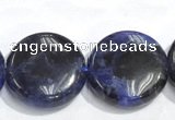 CSO10 15.5 inches A grade 10mm coin sodalite beads wholesale