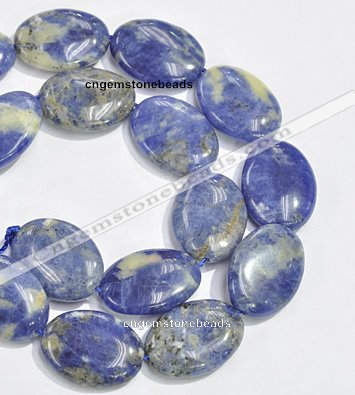 CSO11 15.5 inches 13*18mm oval A grade sodalite beads wholesale