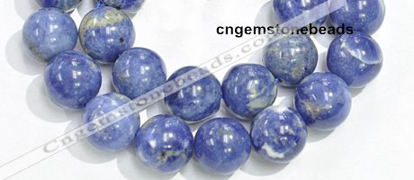 CSO15 15.5 inches 6mm round AB grade sodalite gemstone beads