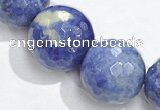 CSO23 AB grade 20mm faceted round sodalite beads wholesale