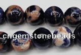 CSO264 15.5 inche 12mm round red sodalite gemstone beads wholesale