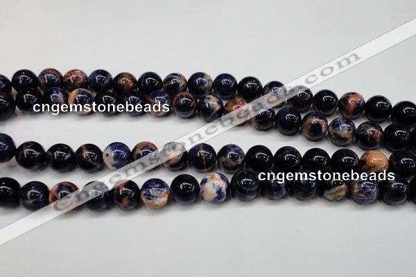 CSO264 15.5 inche 12mm round red sodalite gemstone beads wholesale