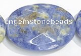 CSO29 15.5 inches faceted oval A grade 22*30mm sodalite beads