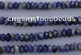 CSO31 15.5 inches 3*6mm faceted rondelle sodalite gemstone beads