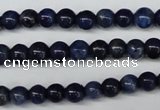 CSO400 15.5 inches 4mm round dyed sodalite gemstone beads