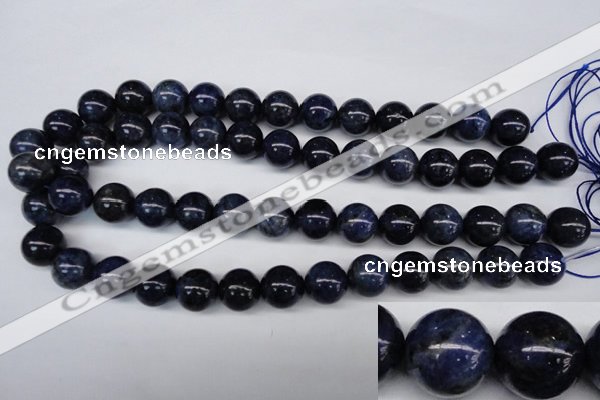 CSO405 15.5 inches 14mm round dyed sodalite gemstone beads