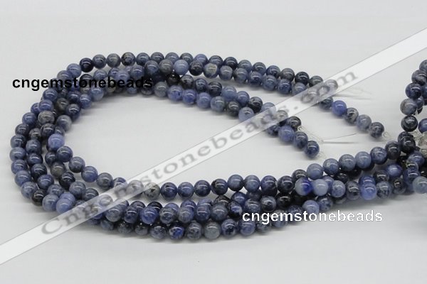 CSO41 15.5 inches 8mm round sodalite gemstone beads wholesale