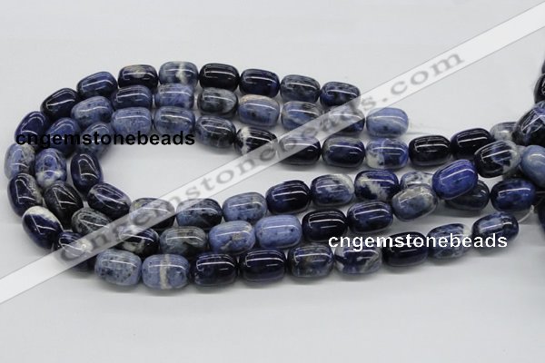 CSO42 15.5 inches 13*18mm egg-shaped sodalite gemstone beads wholesale