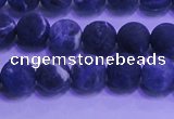 CSO454 15.5 inches 6mm round matte sodalite gemstone beads