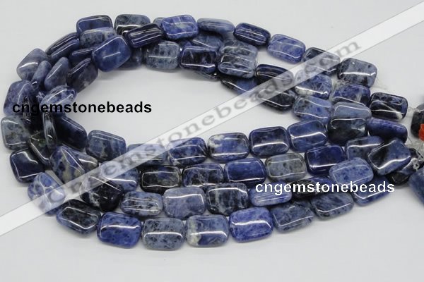 CSO46 15.5 inches 15*20mm rectangle sodalite beads wholesale