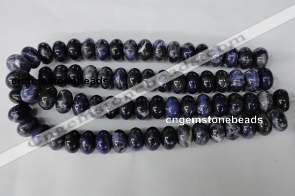 CSO53 15.5 inches 12*18mm rondelle sodalite gemstone beads