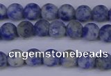 CSO531 15.5 inches 6mm round matte African sodalite beads wholesale