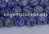 CSO532 15.5 inches 8mm round matte African sodalite beads wholesale