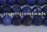 CSO543 15.5 inches 10mm round matte sodalite beads wholesale