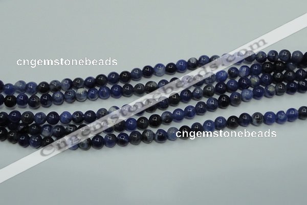 CSO60 15.5 inches 4mm round sodalite gemstone beads wholesale