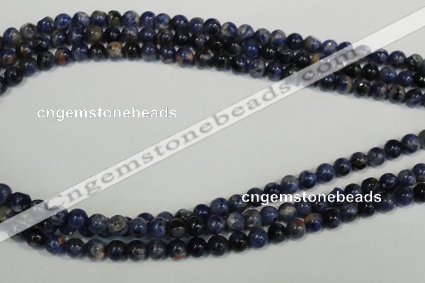 CSO61 15.5 inches 6mm round sodalite gemstone beads wholesale