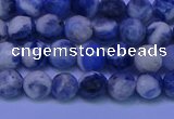 CSO621 15.5 inches 6mm faceted round AB grade sodalite beads