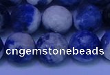 CSO625 15.5 inches 14mm faceted round AB grade sodalite beads