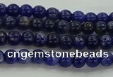 CSO631 15.5 inches 4mm round sodalite gemstone beads wholesale