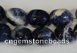 CSO64 15.5 inches 11*15mm nuggets sodalite gemstone beads wholesale