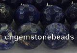 CSO646 15.5 inches 14mm faceted round sodalite gemstone beads