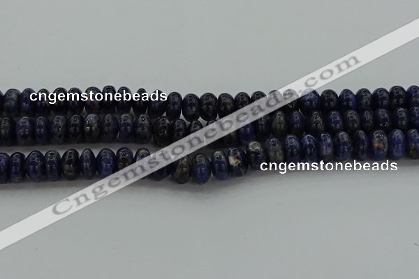 CSO654 15.5 inches 7*12mm rondelle sodalite gemstone beads