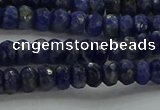 CSO661 15.5 inches 4*6mm faceted rondelle sodalite gemstone beads