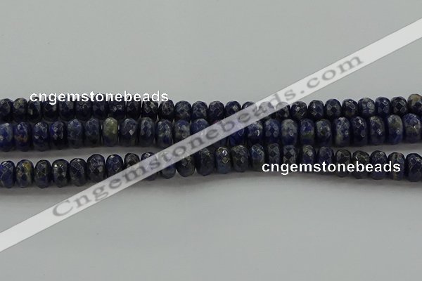 CSO663 15.5 inches 6*10mm faceted rondelle sodalite gemstone beads