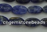 CSO678 15.5 inches 8*12mm oval sodalite gemstone beads