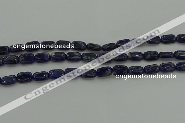 CSO695 15.5 inches 8*12mm rectangle sodalite gemstone beads