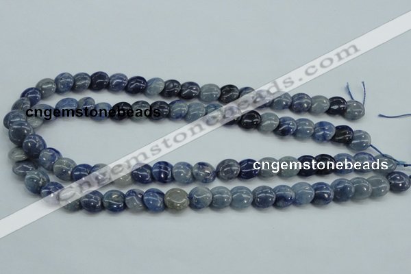 CSO80 15.5 inches 12mm flat round sodalite gemstone beads wholesale