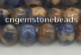 CSO831 15.5 inches 6mm round orange sodalite beads wholesale