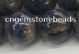 CSO836 15.5 inches 16mm round orange sodalite beads wholesale