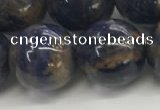 CSO836 15.5 inches 16mm round orange sodalite beads wholesale