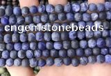 CSO841 15.5 inches 6mm round matte sodalite beads wholesale