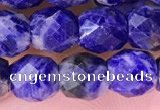 CSO850 15.5 inches 6*6mm faceted drum sodalite beads wholesale