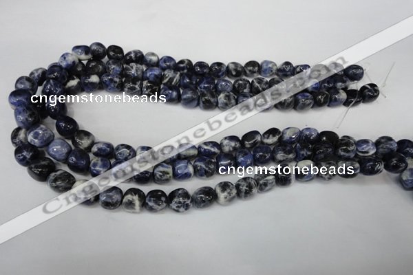 CSO86 15.5 inches 10*12mm nuggets sodalite gemstone beads