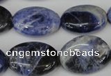 CSO92 15.5 inches 18*25mm oval sodalite gemstone beads